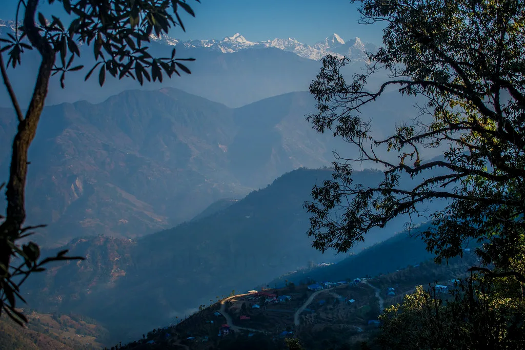 Short Hikes & Treks Around Kathmandu Valley 6 Ganesh Himal seen from Shivapuri